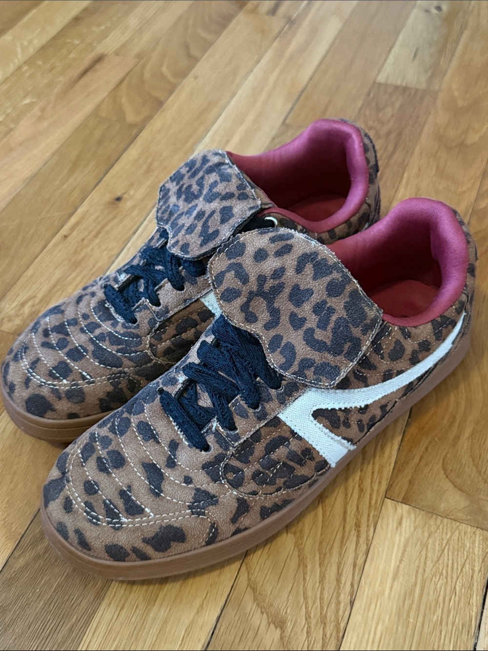 Cheetah Print Sneakers in Brown